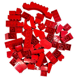 Duplo Blocks Lot of 61 Bricks Base Parts Bulk Pieces Arch Flat Different Sizes